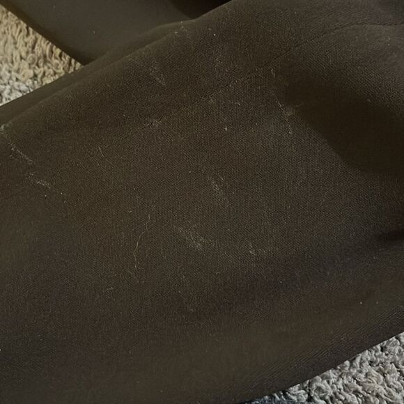 Vintage 80s-90s Drama Relaxed Fit Straight Leg High-Rise Trousers Brown - Picture 5 of 5